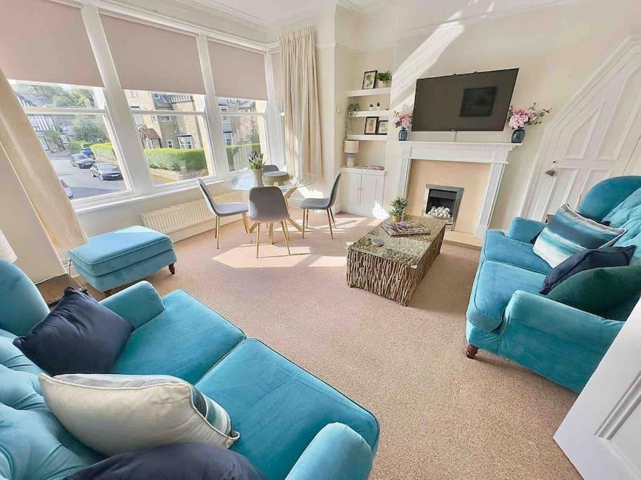 Spacious & Bright 3 Bed Harrogate Apartment Exterior foto